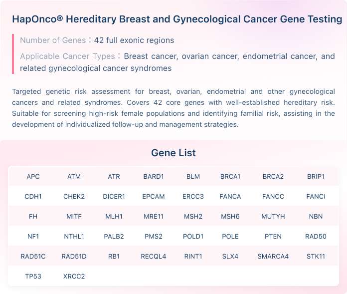 Hereditary Breast and Gynecological Cancer